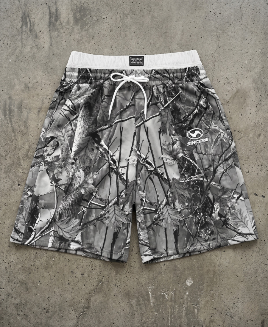 Ghost Camo Layered Şort