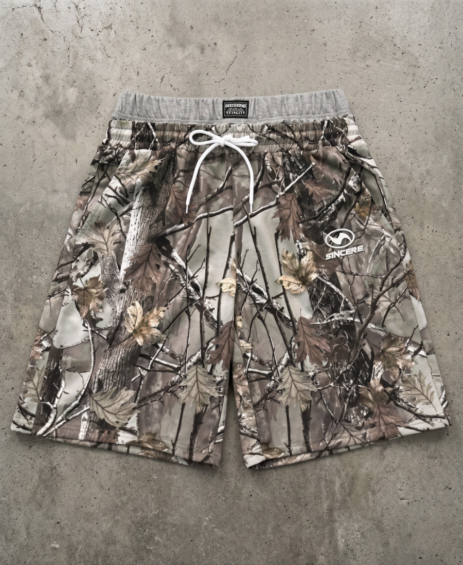 Ghost Camo Layered Şort