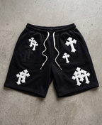 Pantalones cortos góticos con cruz de Nueva York