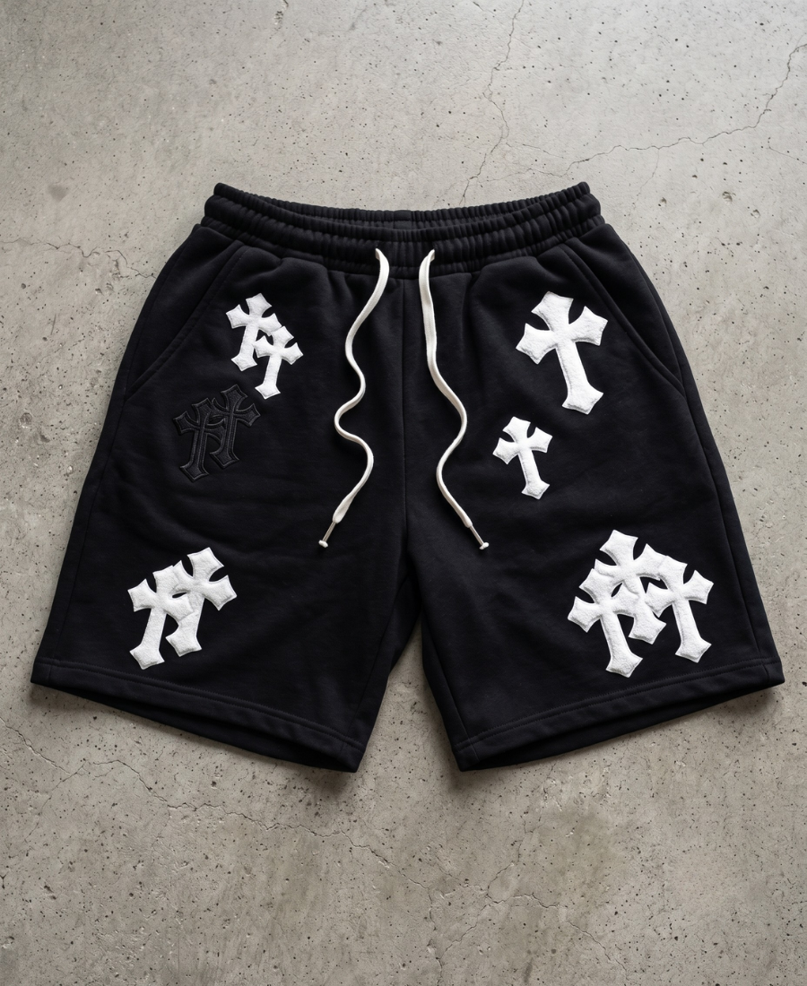 Gothic Cross NY Şort
