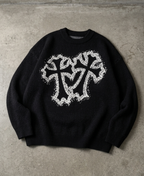 Double Cross Heart Sweater