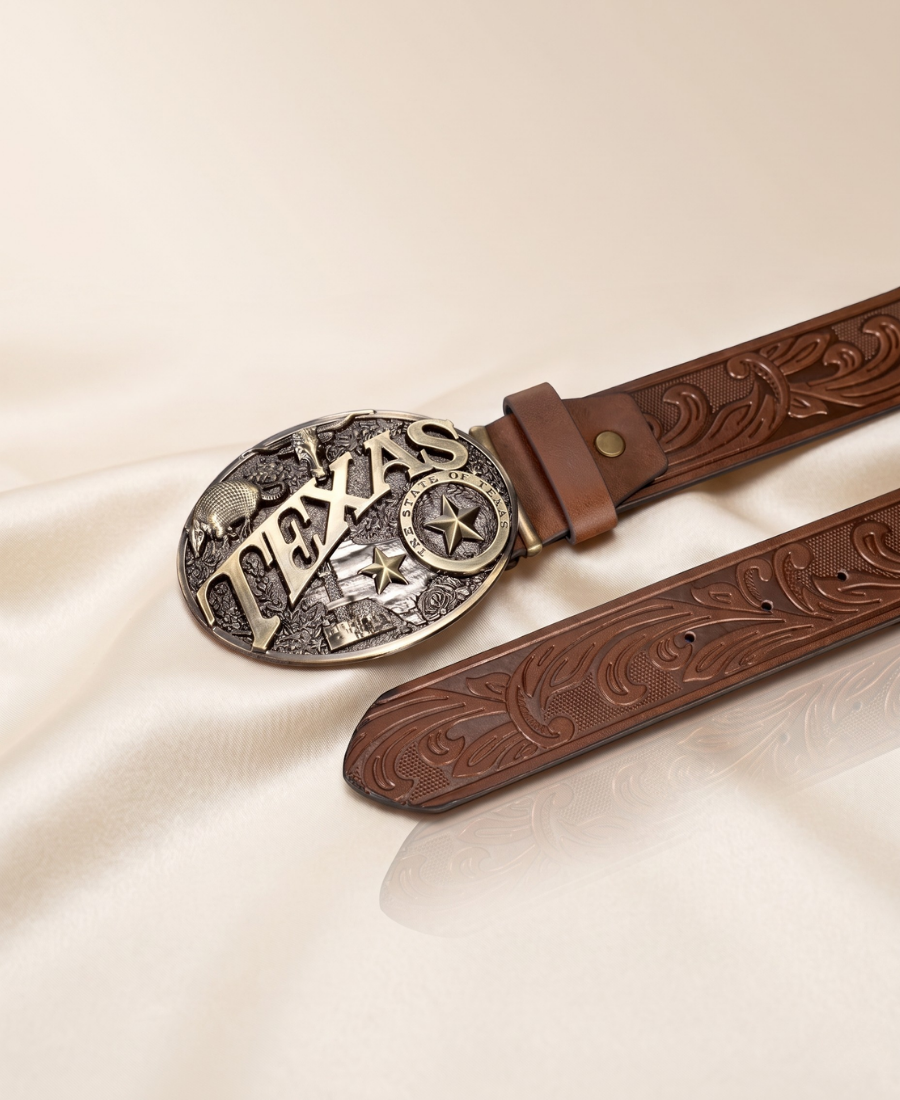 Texas Spirit Floral Belt