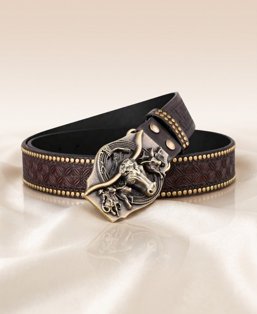 Cattle Boss Bronze Belt