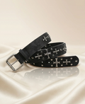Opium Cross Studded Belt