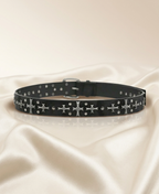 Opium Cross Studded Belt