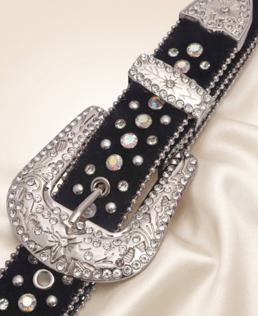 Y2K Rockstar McBling Belt