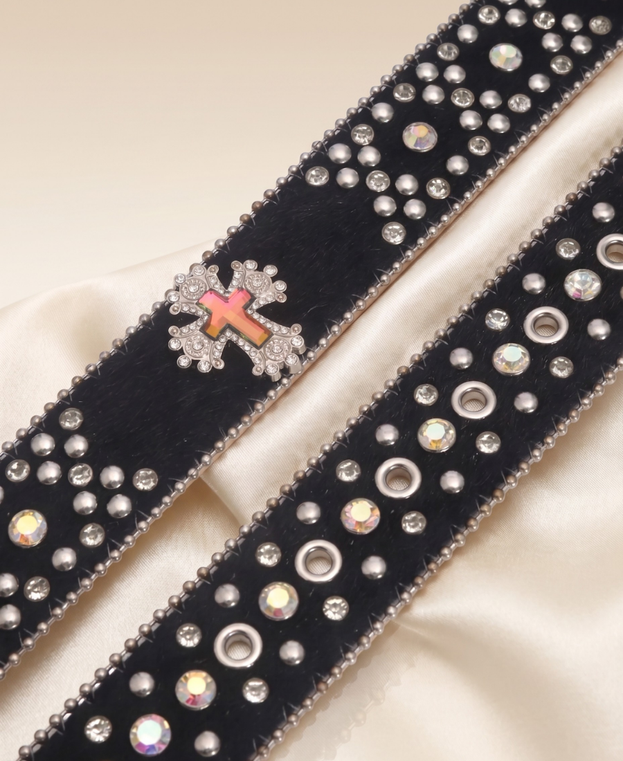 Y2K Rockstar McBling Belt