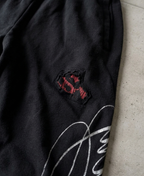 Black Distressed Eşofman