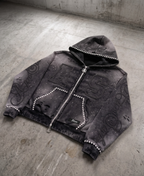 Sudadera con capucha a cuadros Capital