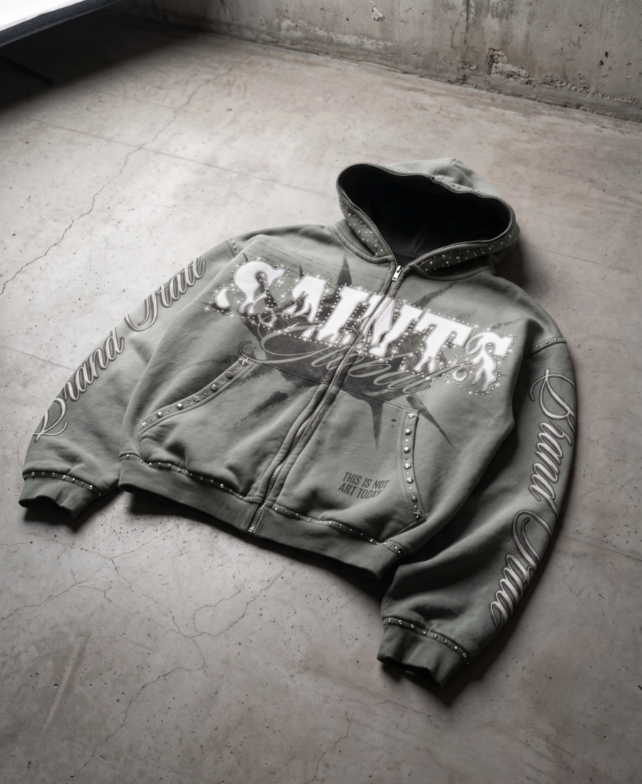 Sudadera con capucha Saints Aqua