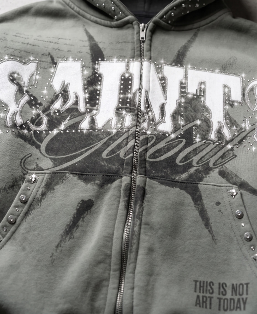 Sudadera con capucha Saints Aqua