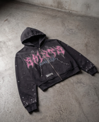 Sudadera con capucha Vattey de diamantes de imitación