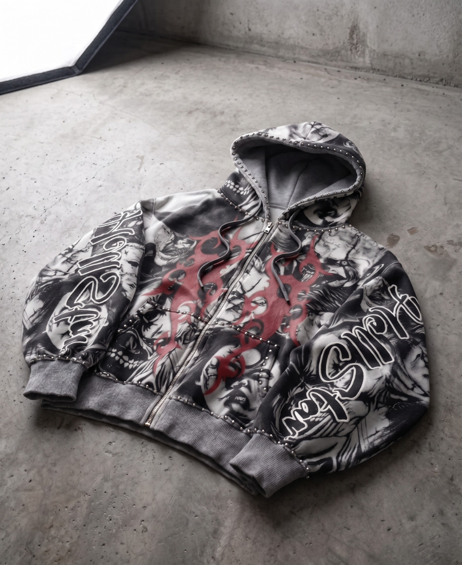 Sudadera con Capucha Hellstar Horror