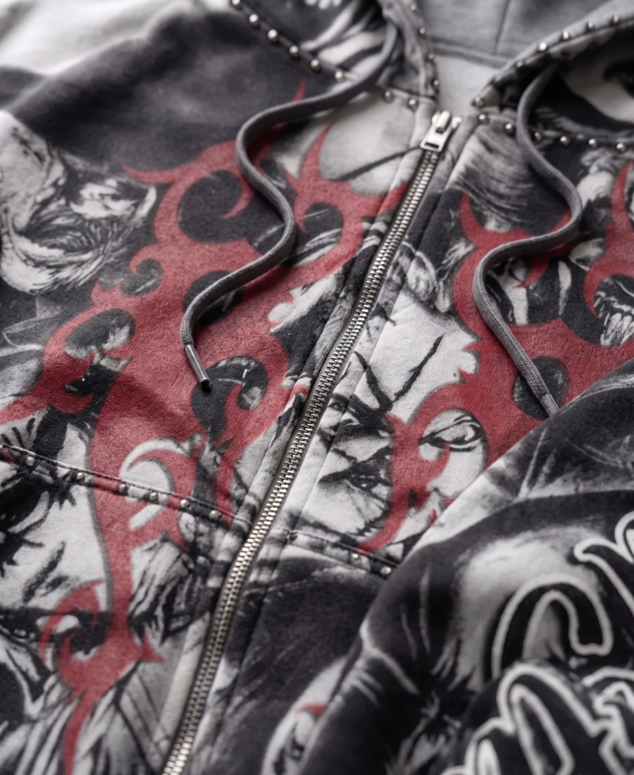 Sudadera con Capucha Hellstar Horror