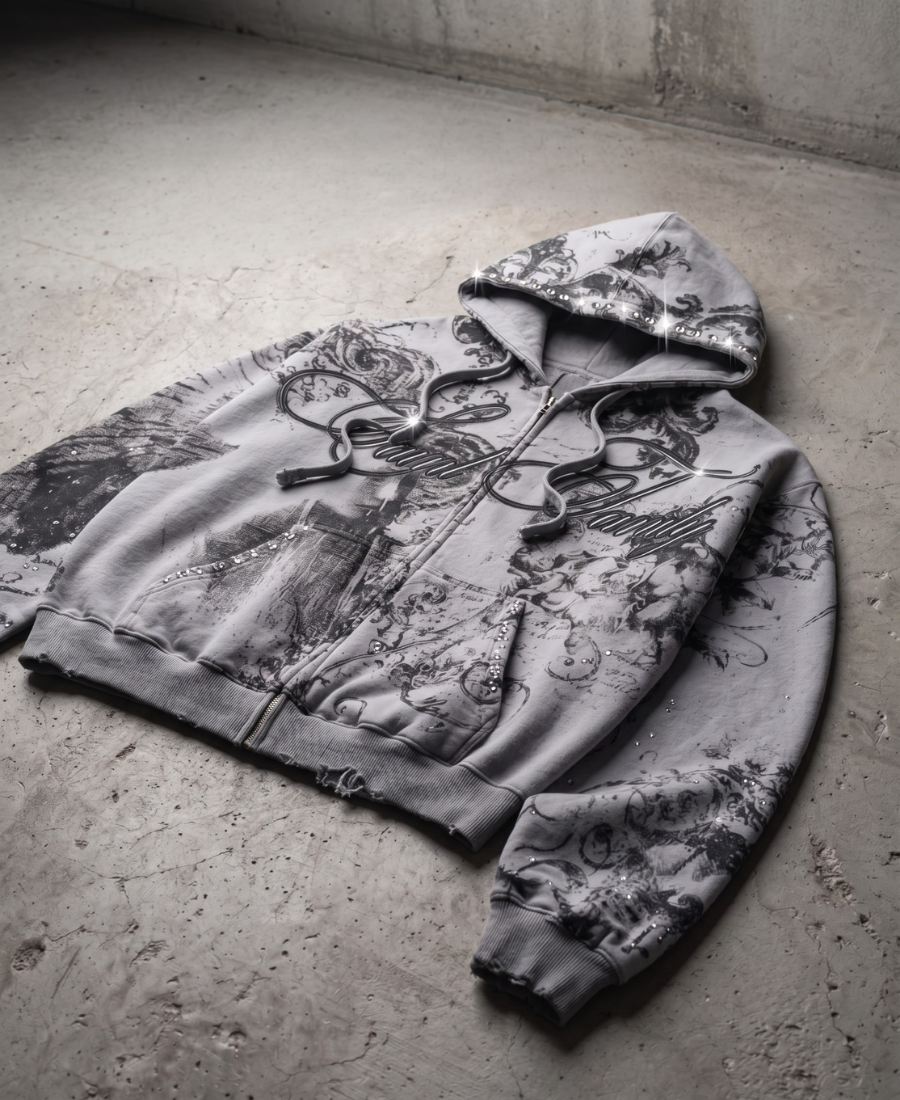 Sudadera con capucha Sacred Script