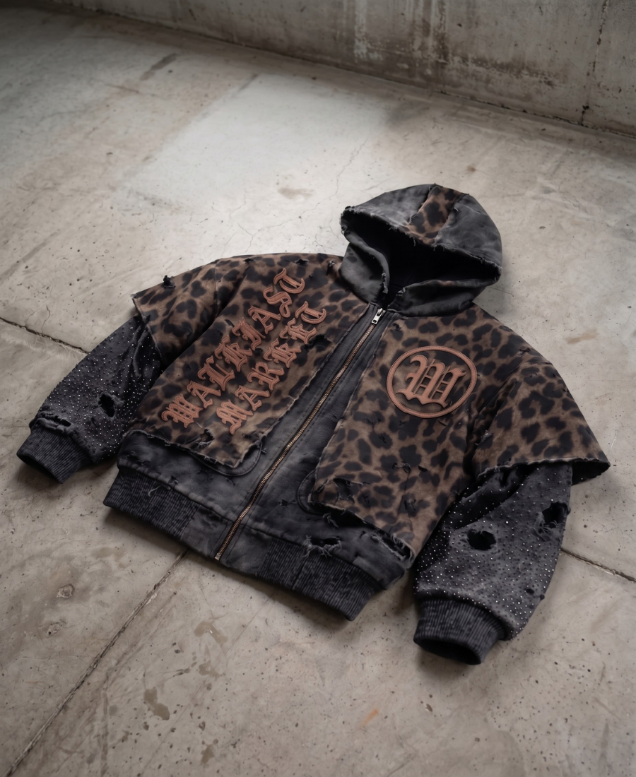 Sudadera con capucha y estampado de estrellas