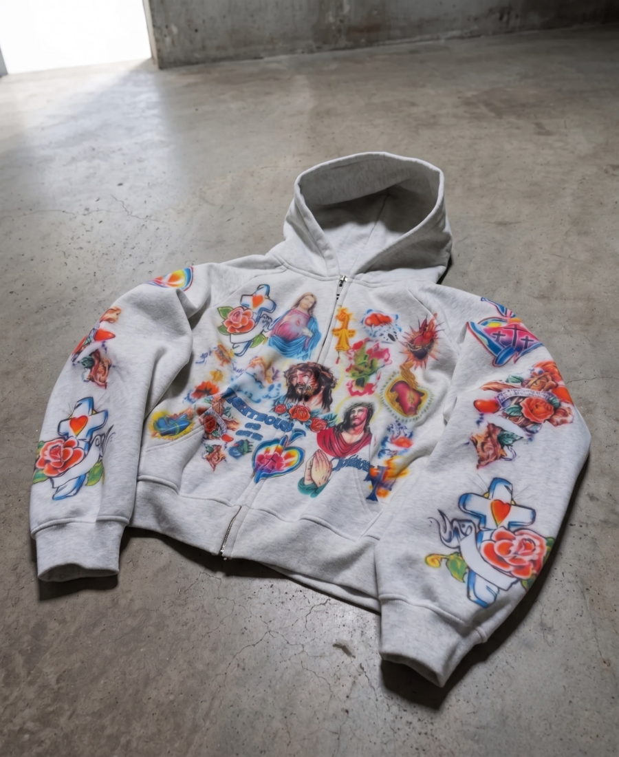 Sudadera con Capucha "Justo y Santo"