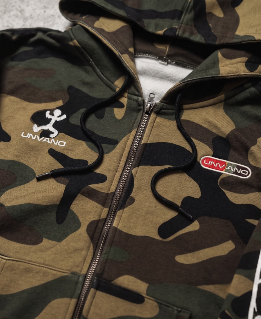 Sudadera con capucha de camuflaje Unvrng