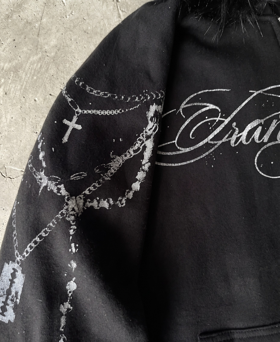 Sudadera con capucha de piel sintética Transgressed