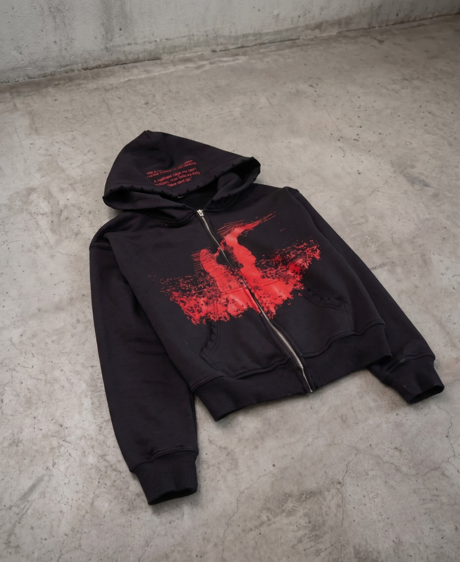 Sudadera con capucha silueta Rage