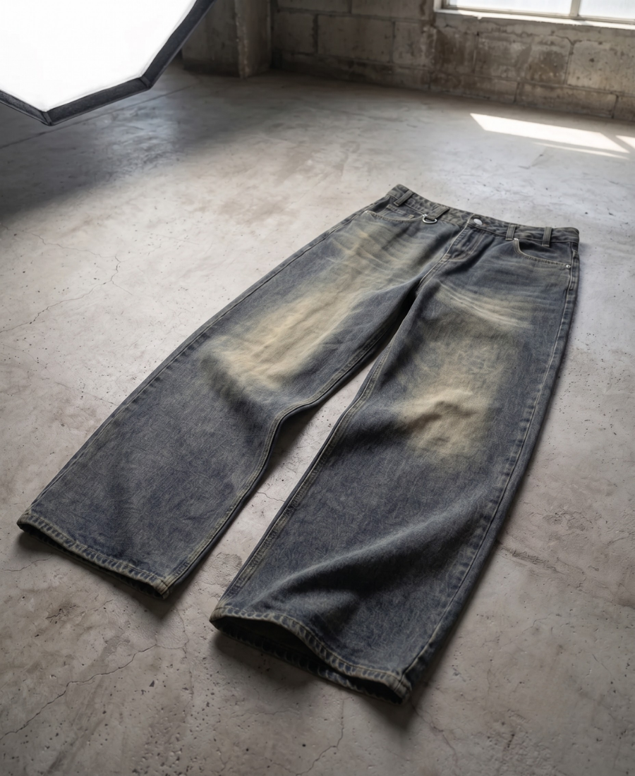 Acid Wash Pants