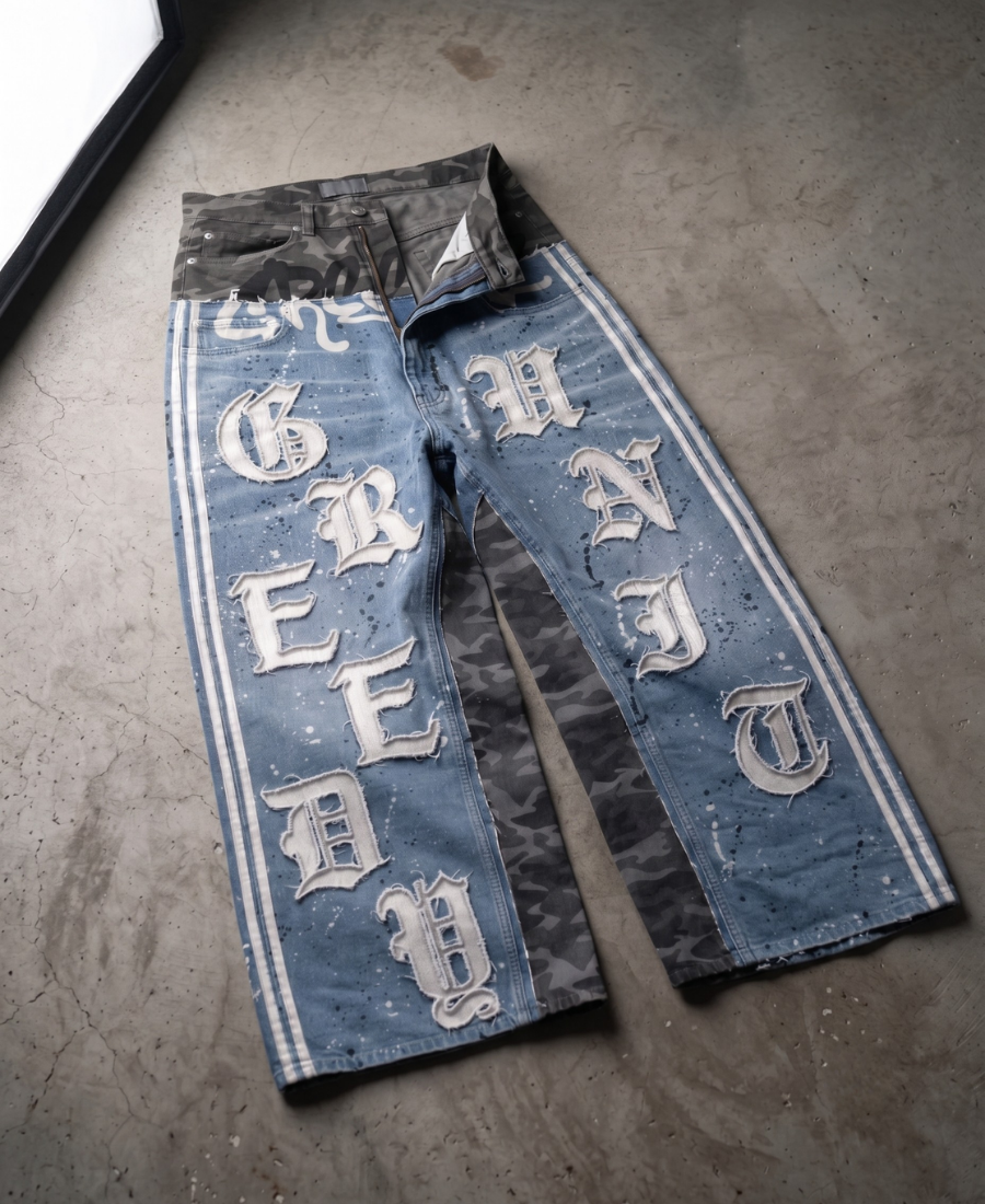 Charcoal Airbrush Pants