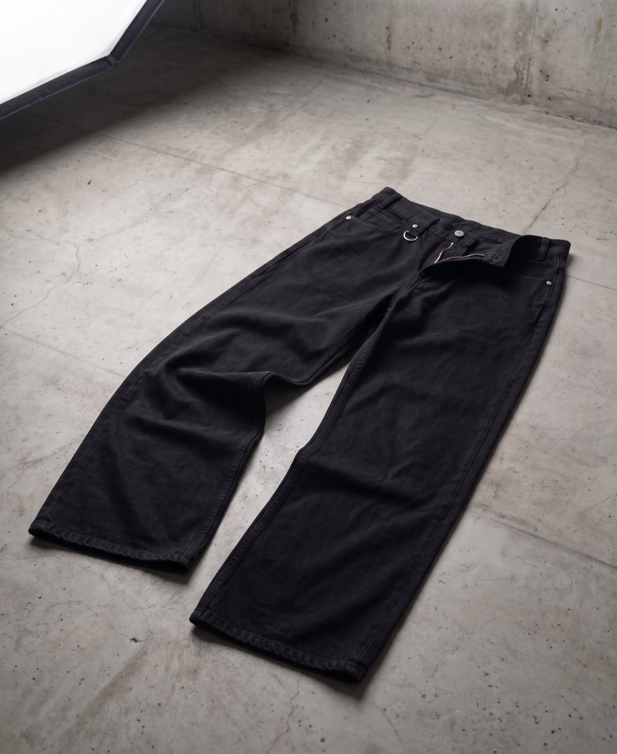 Pantalones negros que se transparentan