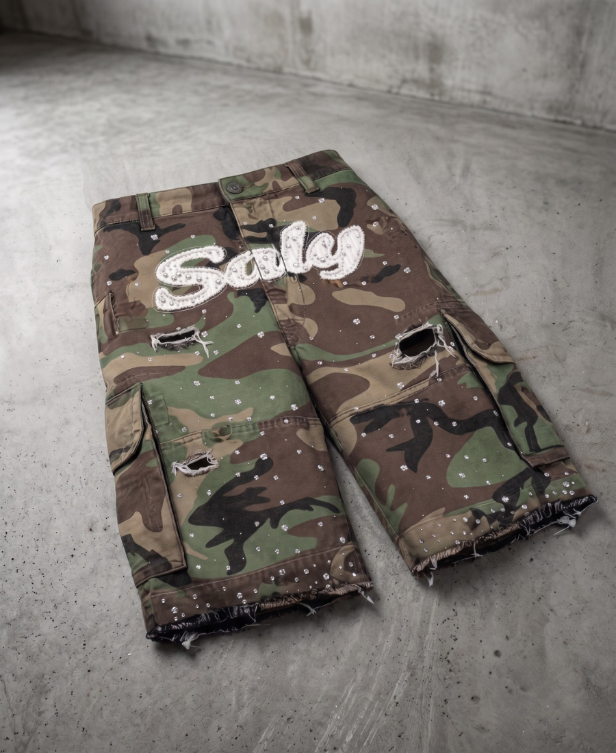 Saly Army Şort