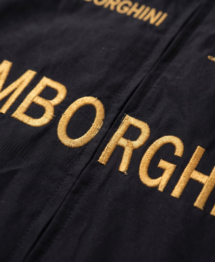 Nero-Gold Lamborghini Ceket