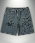 Arachnid Blue Denim Şort