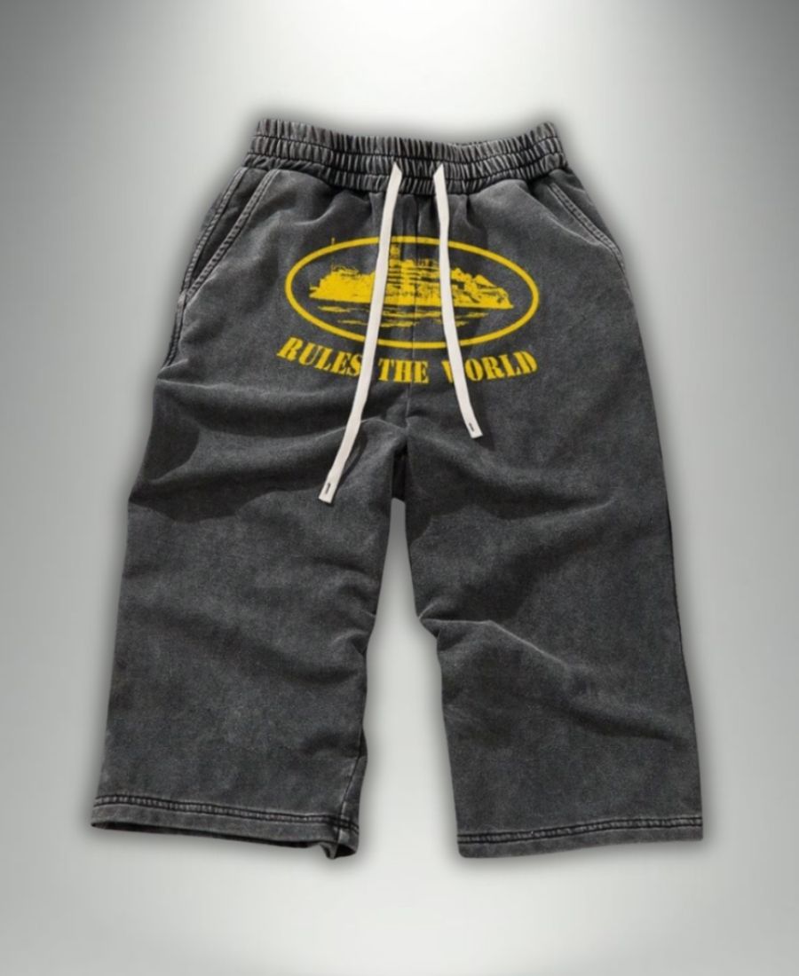 Rules The World Acid Wash Şort