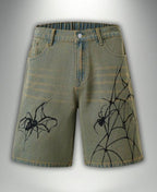 Arachnid Blue Denim Şort