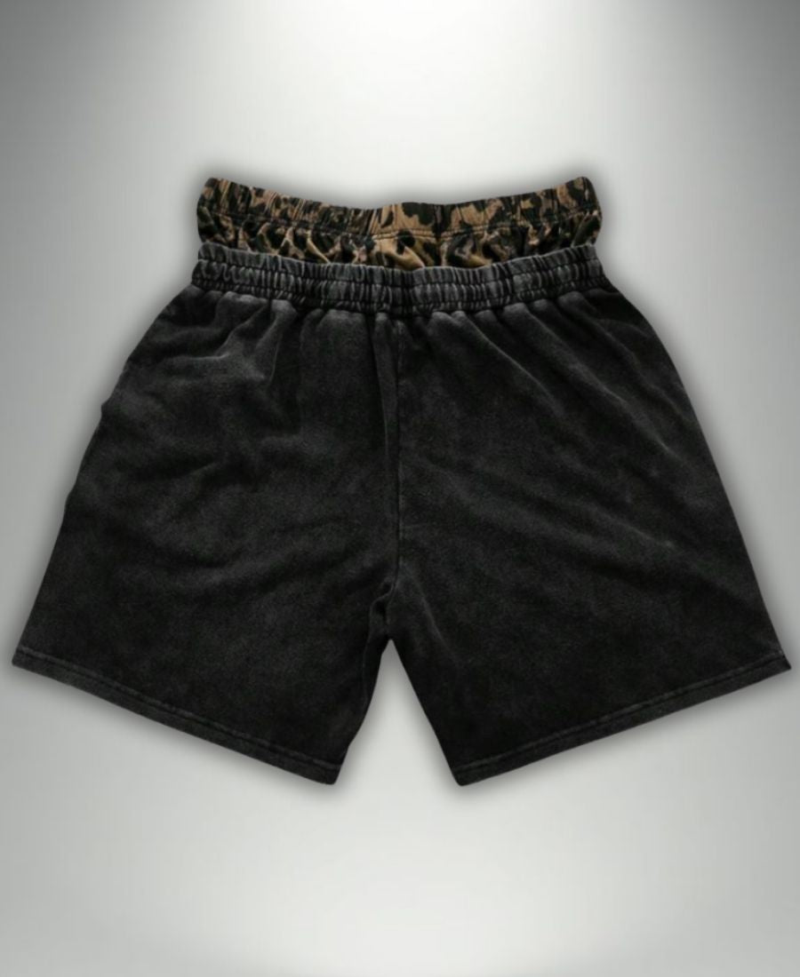 Brooklyn Leopard Layered Şort