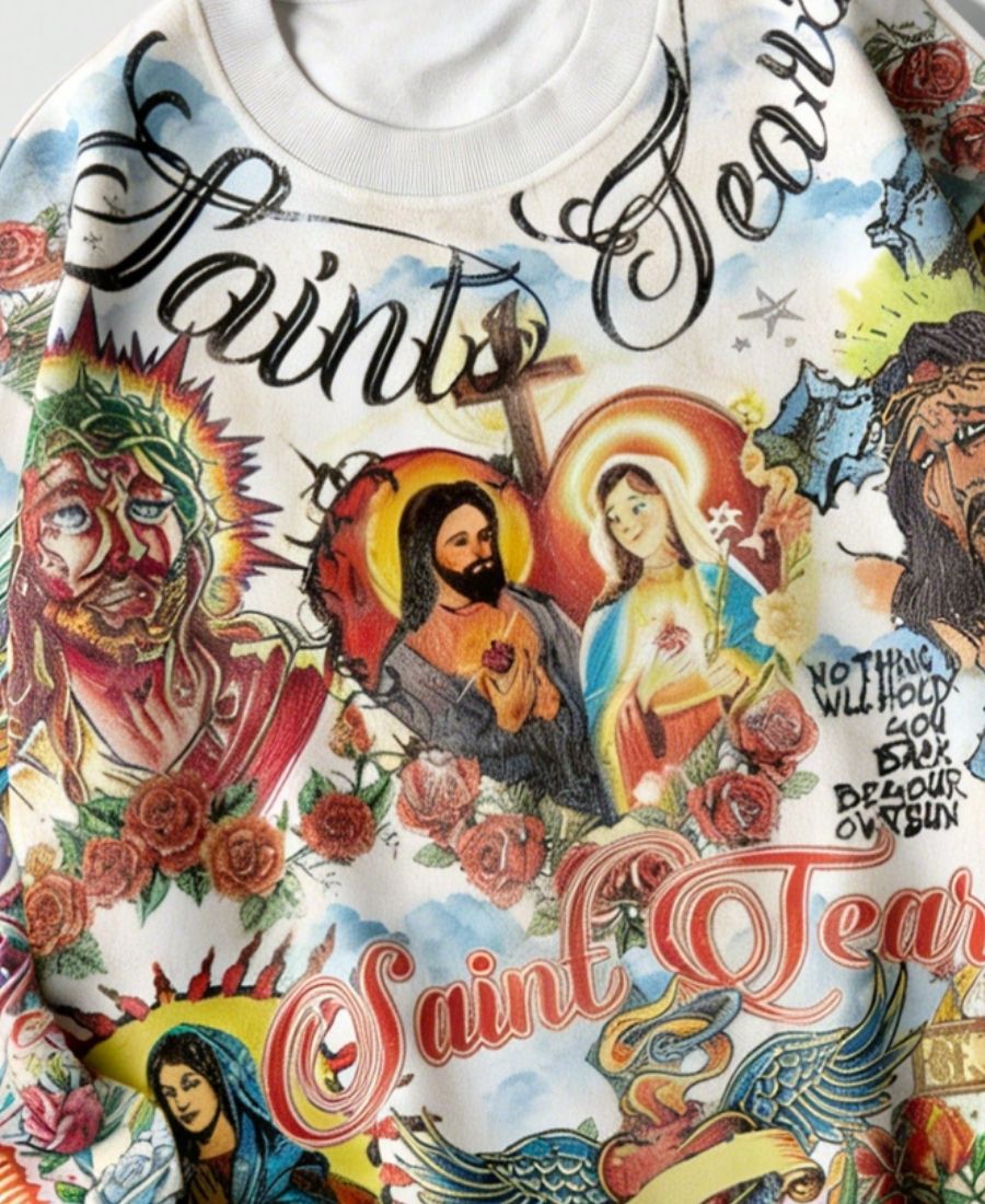 Sacred Heart All-Over Sweatshirt
