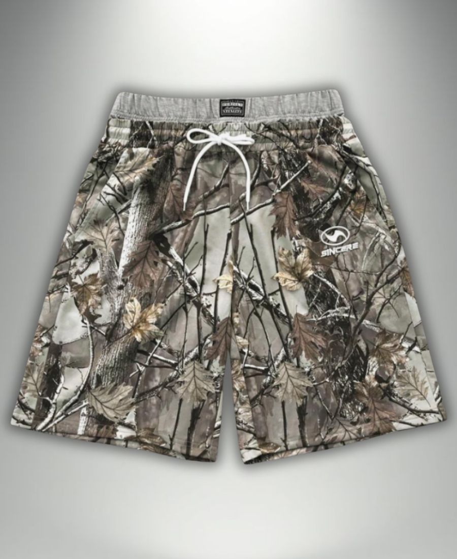Ghost Camo Layered Şort