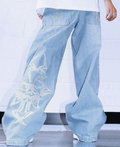 Ice Blue Heaven Baggy Pants