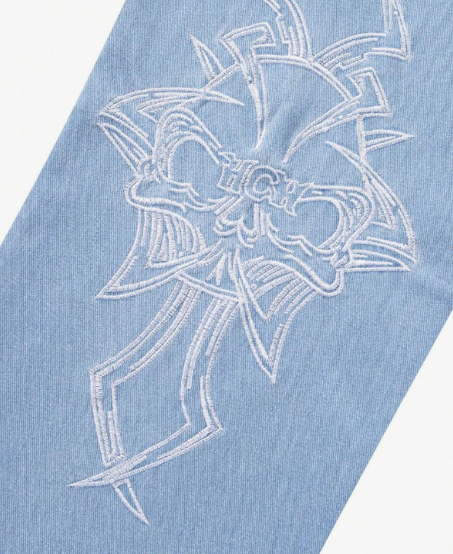 Ice Blue Heaven Baggy Pants