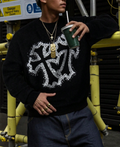 Double Cross Heart Sweater