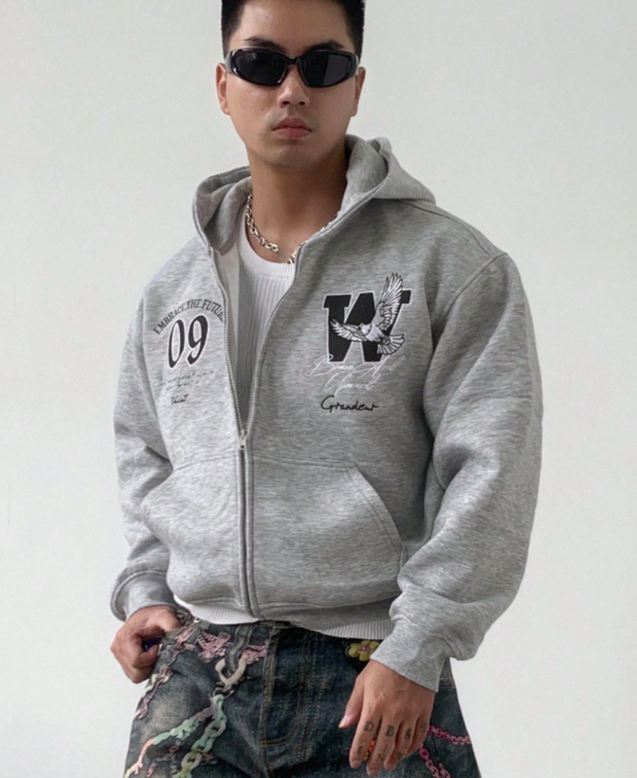 Calm Dove Zip-Up