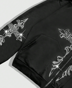 Opium Glitz Crucifix Hoodie