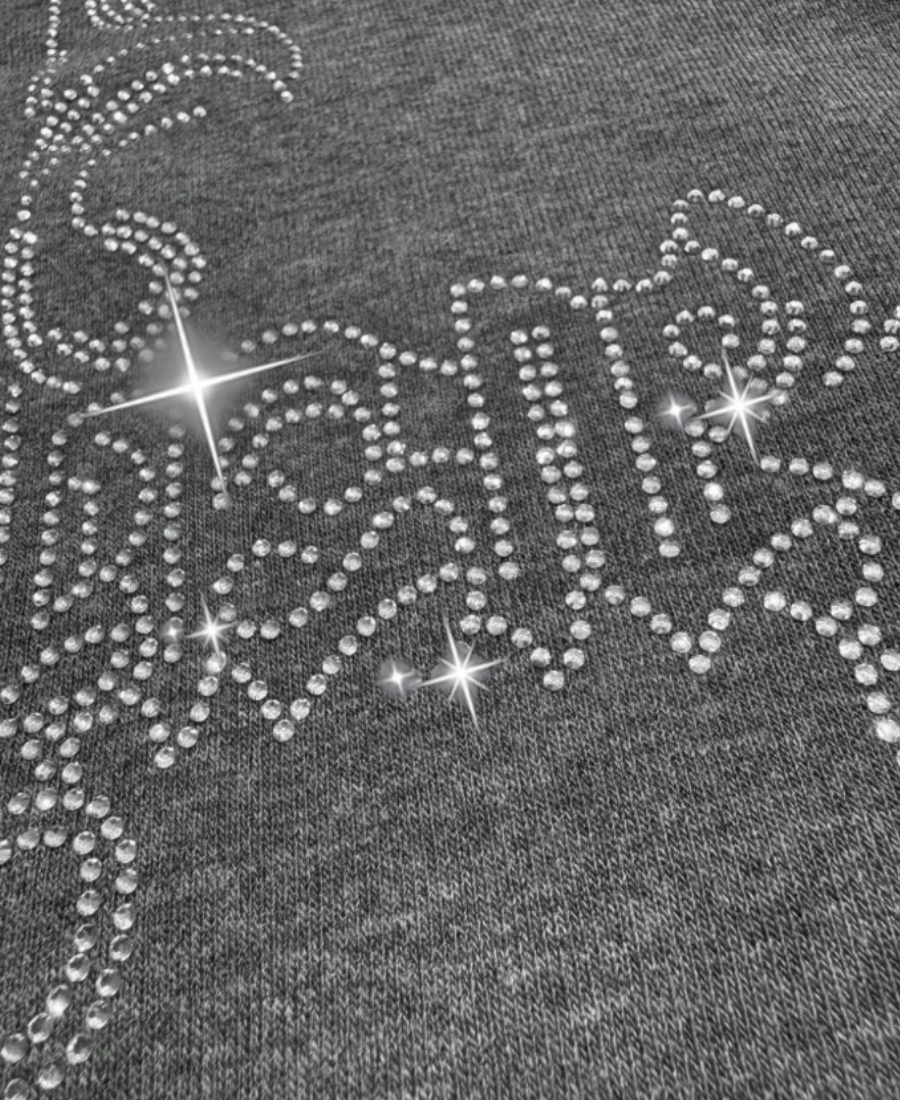 Opium Glitz Crucifix Hoodie