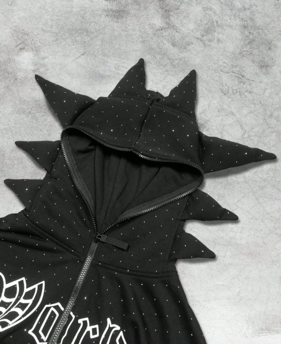 World of Riches Spiked Hoodie
