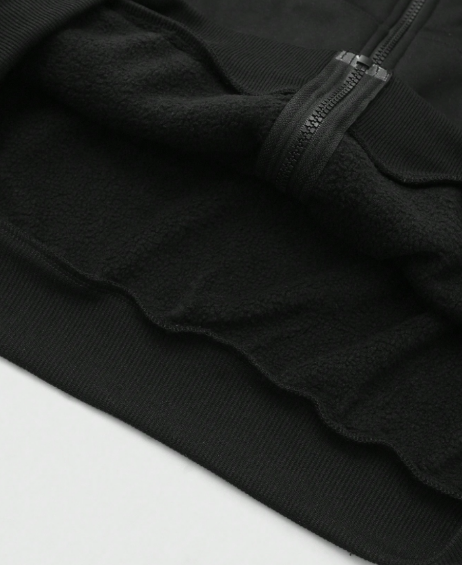 Los Angeles Brown Fur Zip-Up