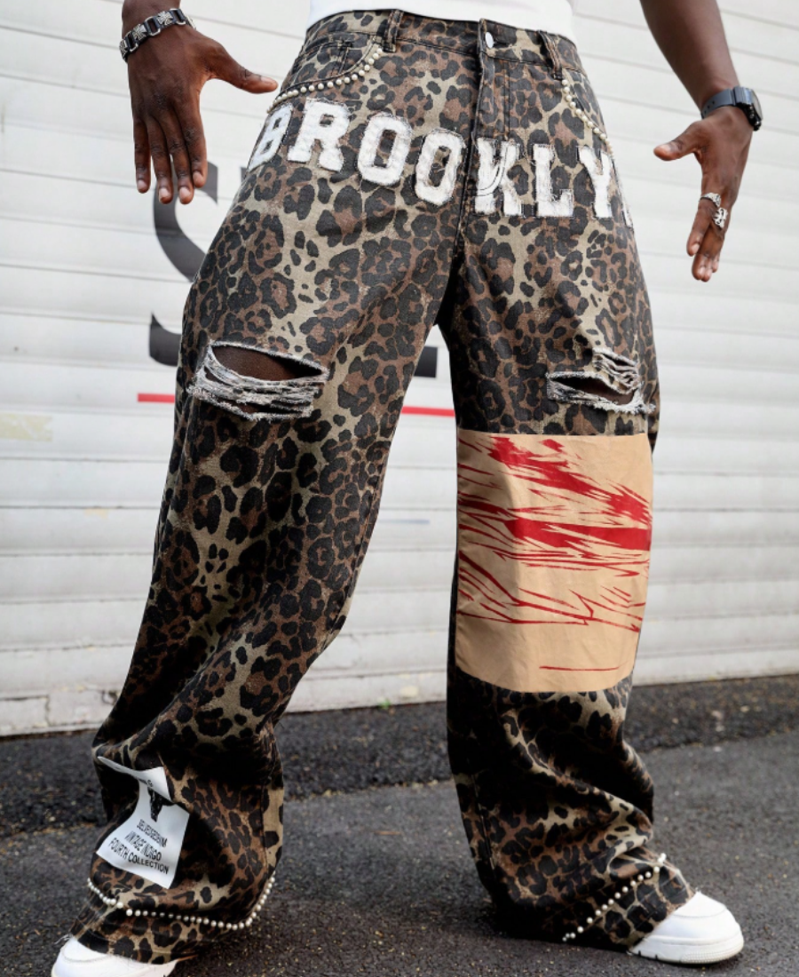 Maximalist Wild Leopard Pants