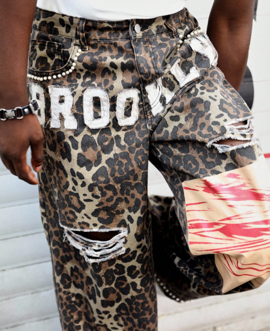 Maximalist Wild Leopard Pants