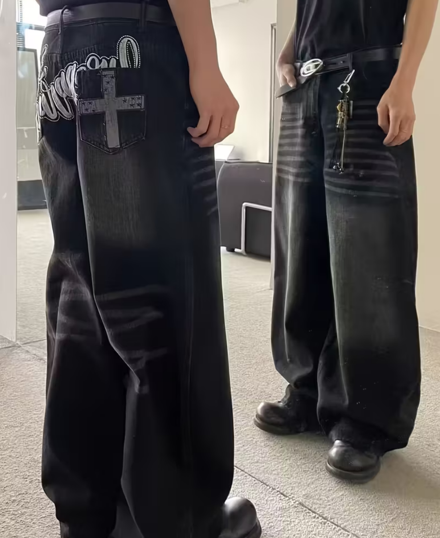 Courage Script Baggy Pants