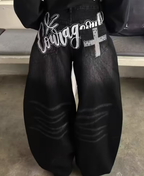 Courage Script Baggy Pants
