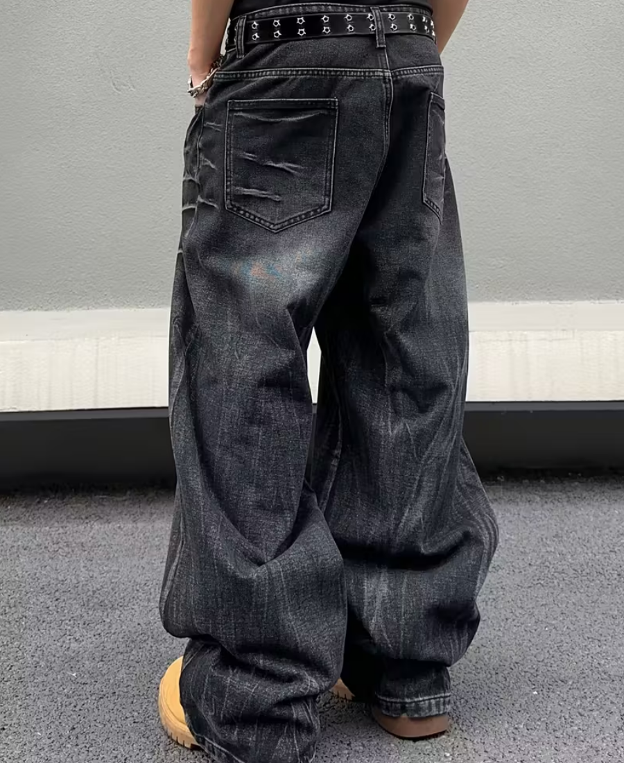 Lightning Whisker Baggy Pants