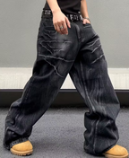 Lightning Whisker Baggy Pants