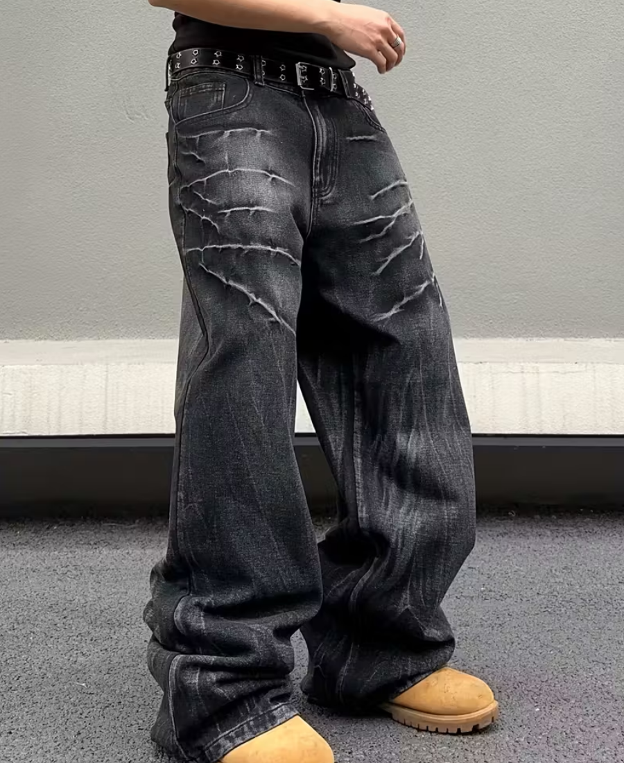 Lightning Whisker Baggy Pants